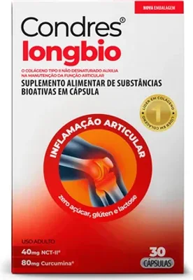 Condres LongBio, caixa com 30 cápsulas
